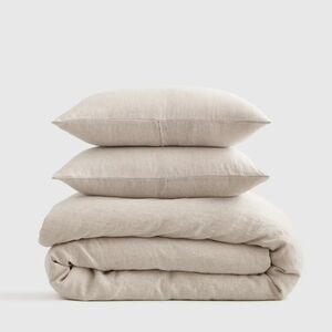 NWOT! Quince European Linen Chambray Duvet Cover & Shams! Full/ Queen! (397)